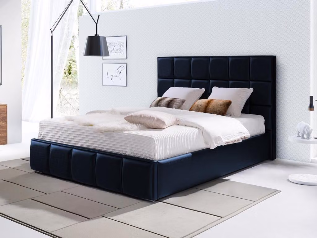 Samt Bett Polster Design Luxus Doppel Hotel Schlaf Zimmer Betten Chesterfield