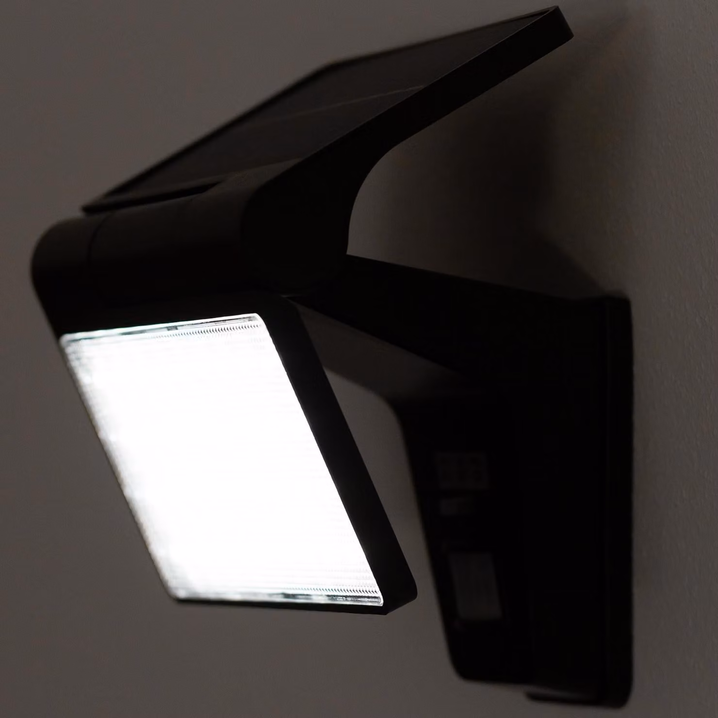 LUMILED lampada solare per esterni con rilevatore di movimento 2 modalità applique solare IP44 luce solare sicurezza applique lampada da parete luce esterna bianco freddo