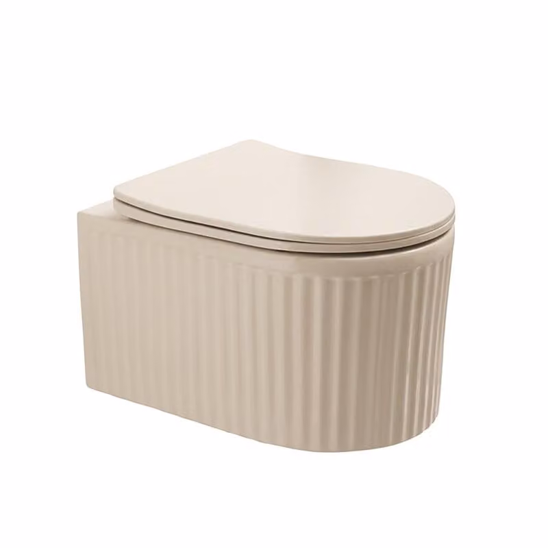 WC sospeso WC sospeso Sedile WC Vaso WC Beige