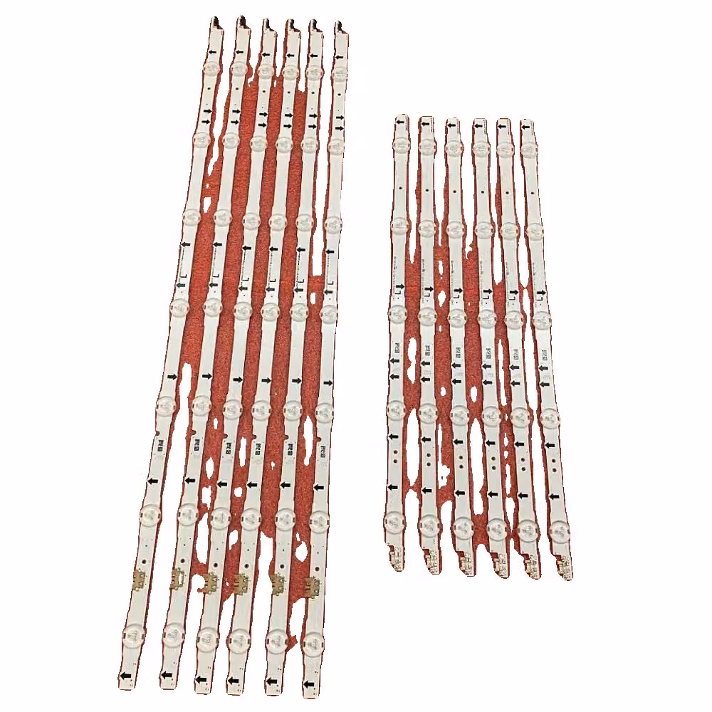 Striscia di retroilluminazione a LED, materiale rame, dimensioni 1158 mm, compatibile con D4GE-550DCA-R2, tensione 3 V, set da 12 pezzi