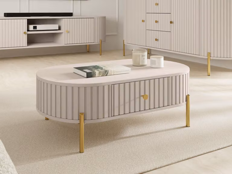 Tavolino TAZEVEL - beige sabbia