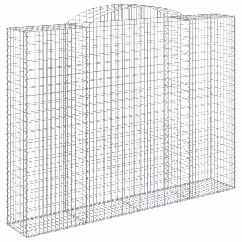 Cesto Gabbione ad Arco 300x50x220/240 cm Ferro Zincato