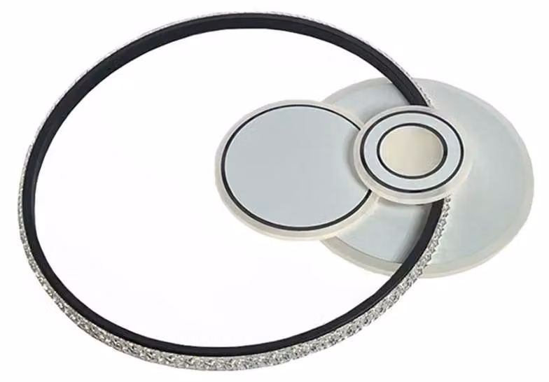 Lampada a soffitto a LED con telecomando, 80W - J1315/W