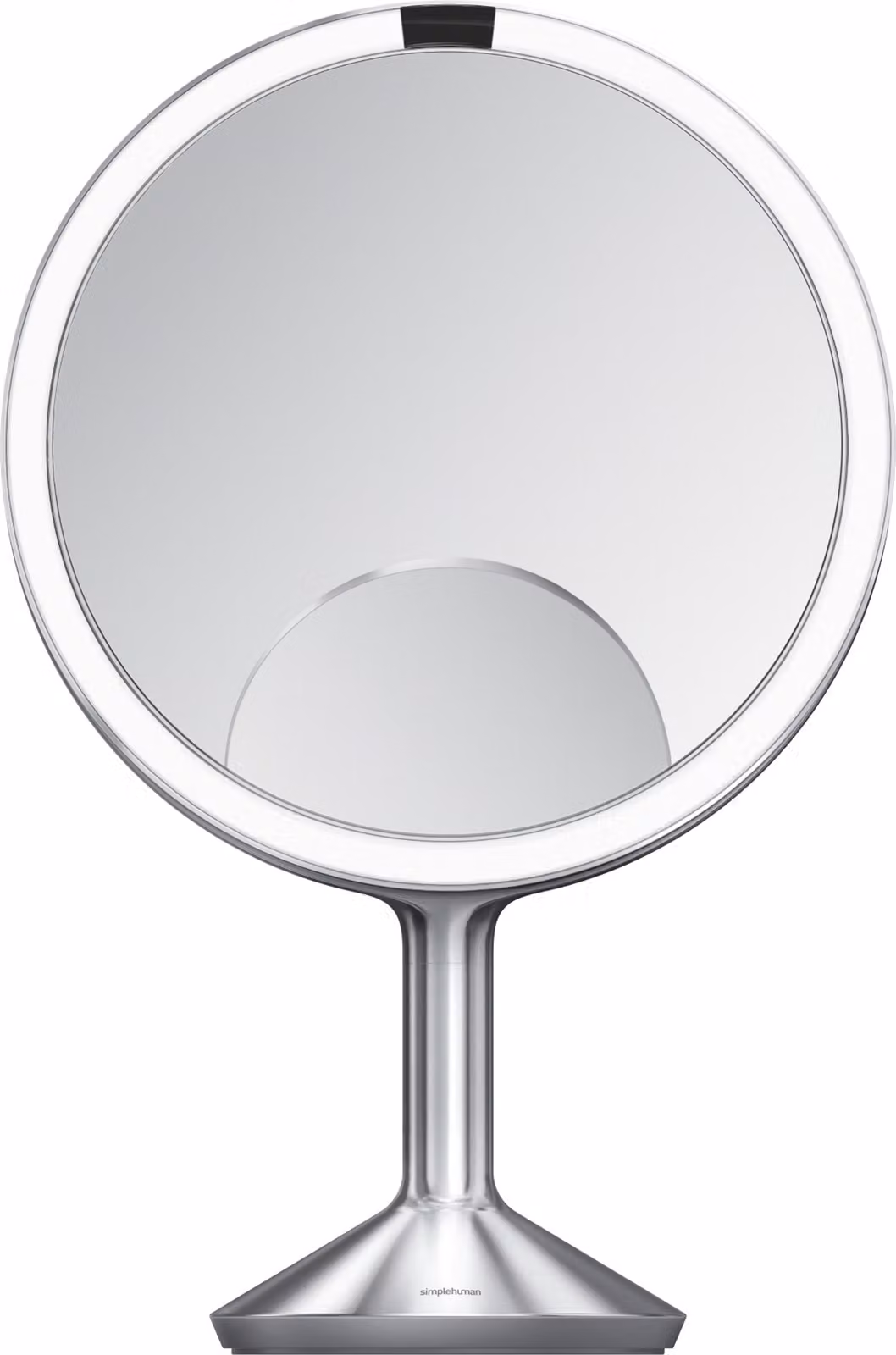 Simplehuman specchio a sensore trio max, acciaio inox spazzolato