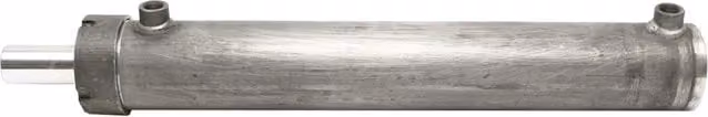 Cilindro idraulico Breckner colore argento, Lunghezza: 600 mm, Stelo: 40 mm, Diametro: 85 mm, Ø M20
