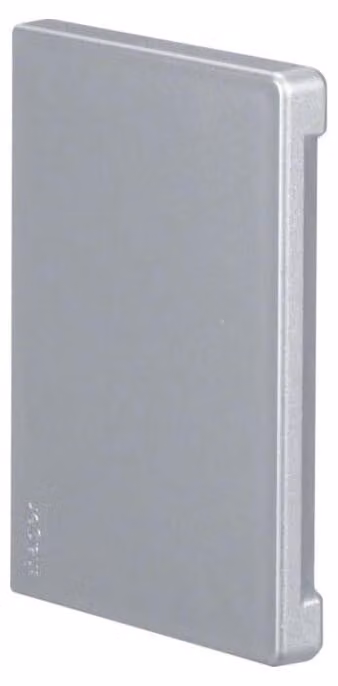 Pezzo terminale Tehalit 65x100mm OT 80mm alluminio BR651006LAN
