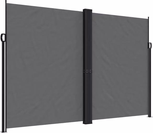 Tenda da Sole | Tenda parasole Laterale Retrattile Antracite 220x1000 cm