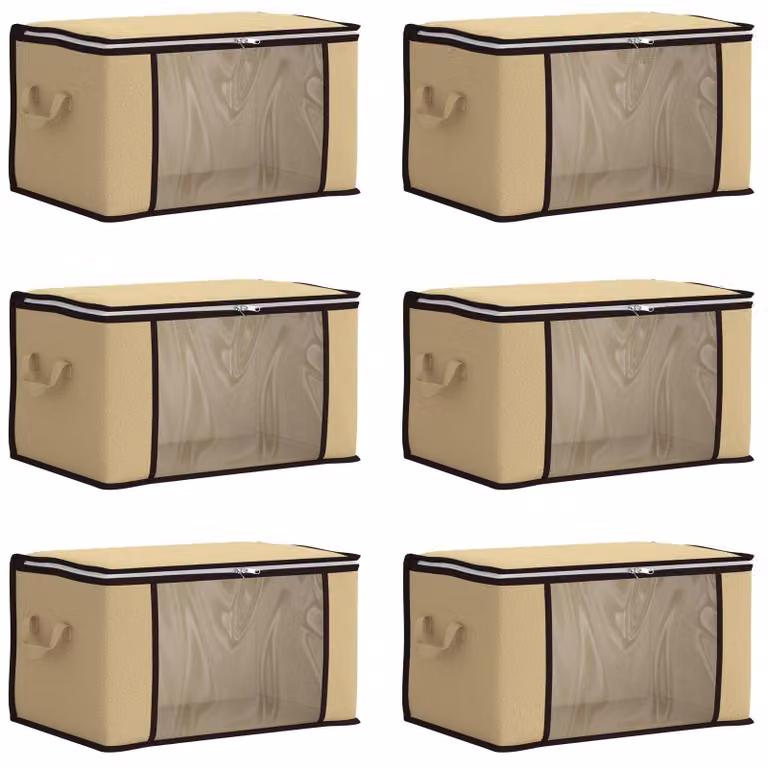 Scatola di stoccaggio con finestra laterale trasparente 6 pcs