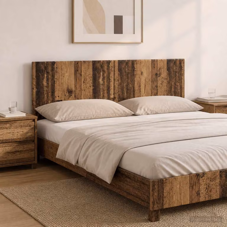 Testiera da muro vidaXL BREDA in legno ingegnerizzato, colore marrone antico