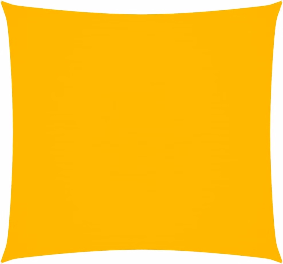 Parasole a Vela in Tela Oxford Quadrata 6x6 m Giallo