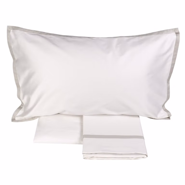 HELLEN Completo lenzuola - Taglia: 2 piazze,Colore: HELLEN - BIANCO SETA/GRIGIO