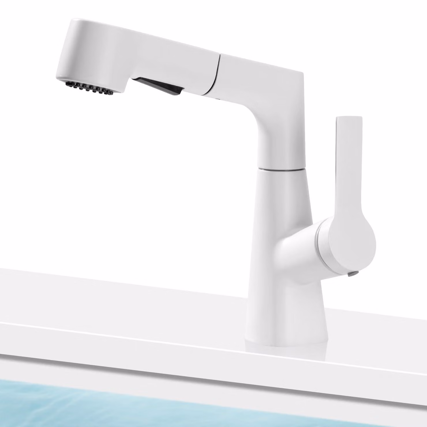 Rubinetto da cucina, girevole a 360°, con estensione