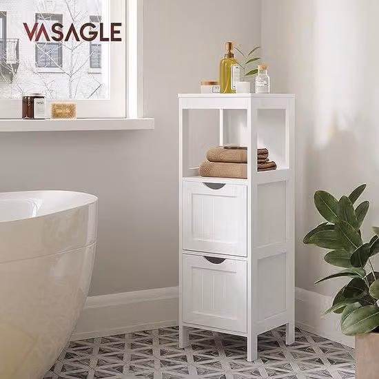 Mobiletto da bagno, dimensioni 30 x 89 x 30 cm - Resistente all'umidità