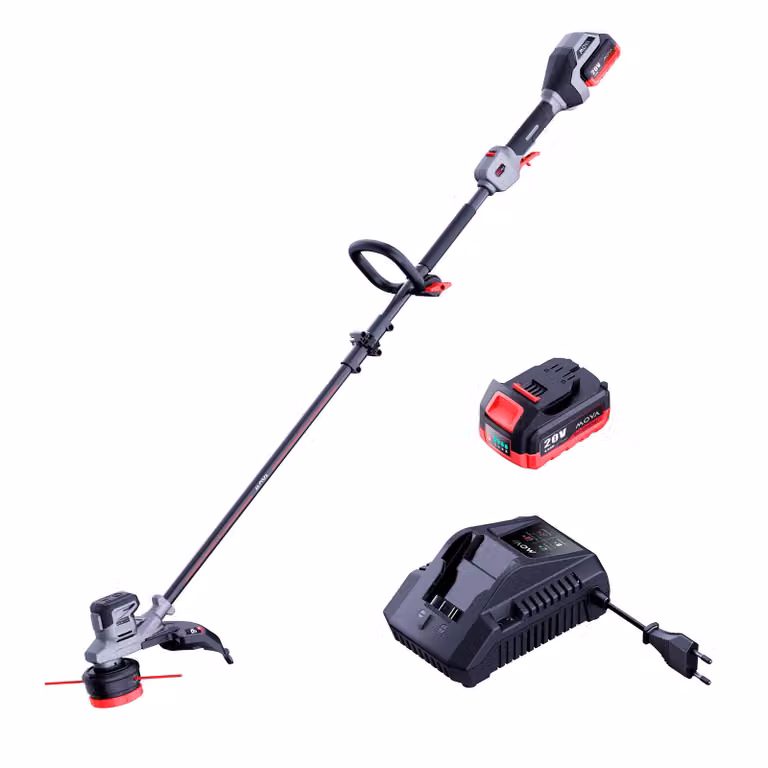 MOVA GT215 – Tagliaerba a batteria – Larghezza di taglio 38 cm, motore brushless, 2 velocità – Taglio e rifinitura dei bordi, design regolabile