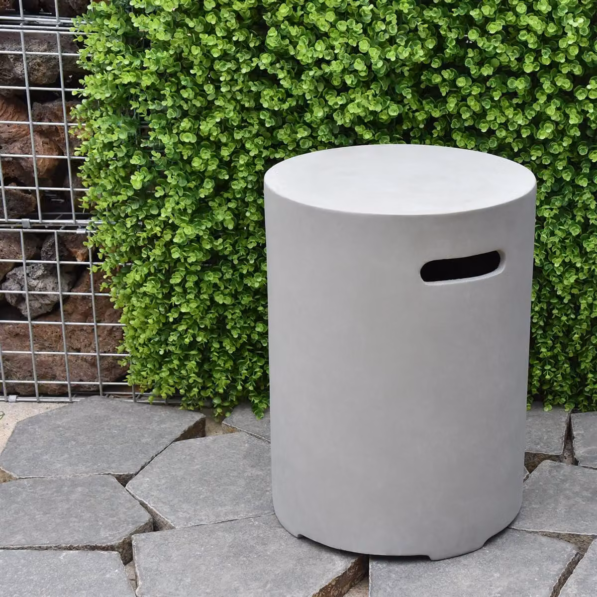 ELEMENTI Abdeckung für 11kg Gasflasche Beton-Optik ca.?45x62cm