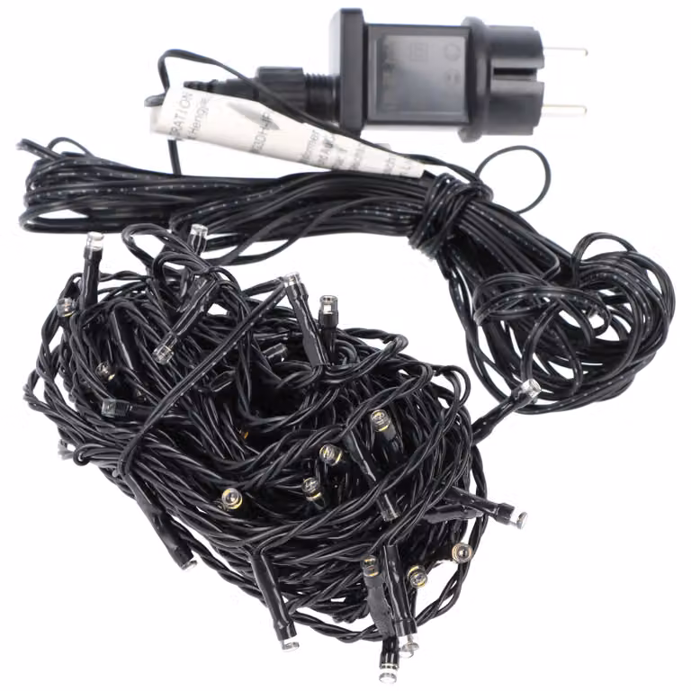 EGB LED mini catena luminosa 80 flg. bianco caldo