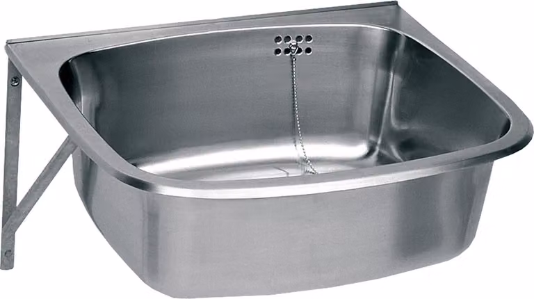 Lavello KWC AR, SIRIUS, acciaio inox, 560x200x460 mm, griglia e alzatina pieghevoli