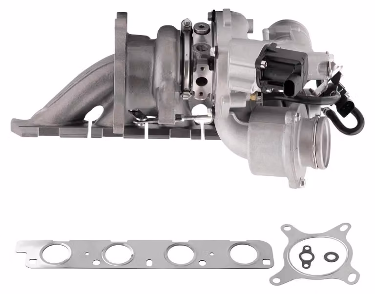 Turbocompressore K03 - Turbocompressore - Ricambio completo per turbocompressore, compatibile con motore 2.0L - Codice OEM 53039880105 06F145701GD