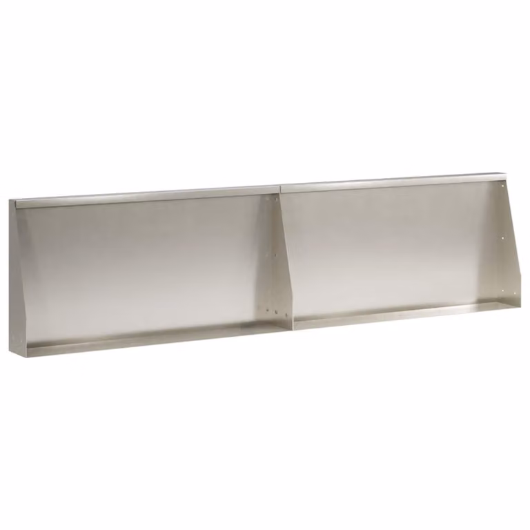 Set di 2 pezzi di aiuole rialzate vidaXL in acciaio inox argento, L 80 cm x P 30 cm x H 12 cm