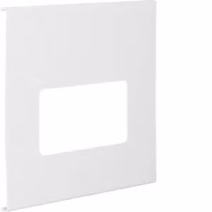 Hager L92329016, Piastra di montaggio, Bianca, Cloruro di polivinile (PVC), 230 mm