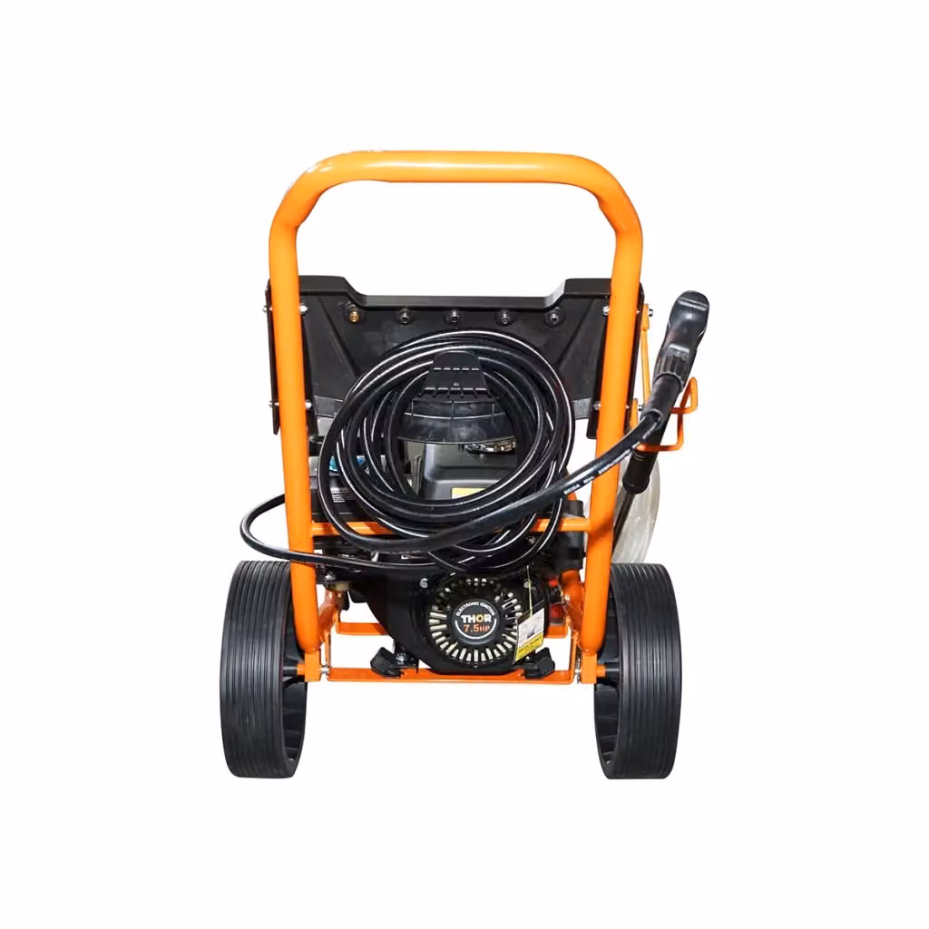 Idropulitrice a scoppio Thor arancione, 7CV, 220 Bar, portata 510 l/h con tubo e pistola – 2