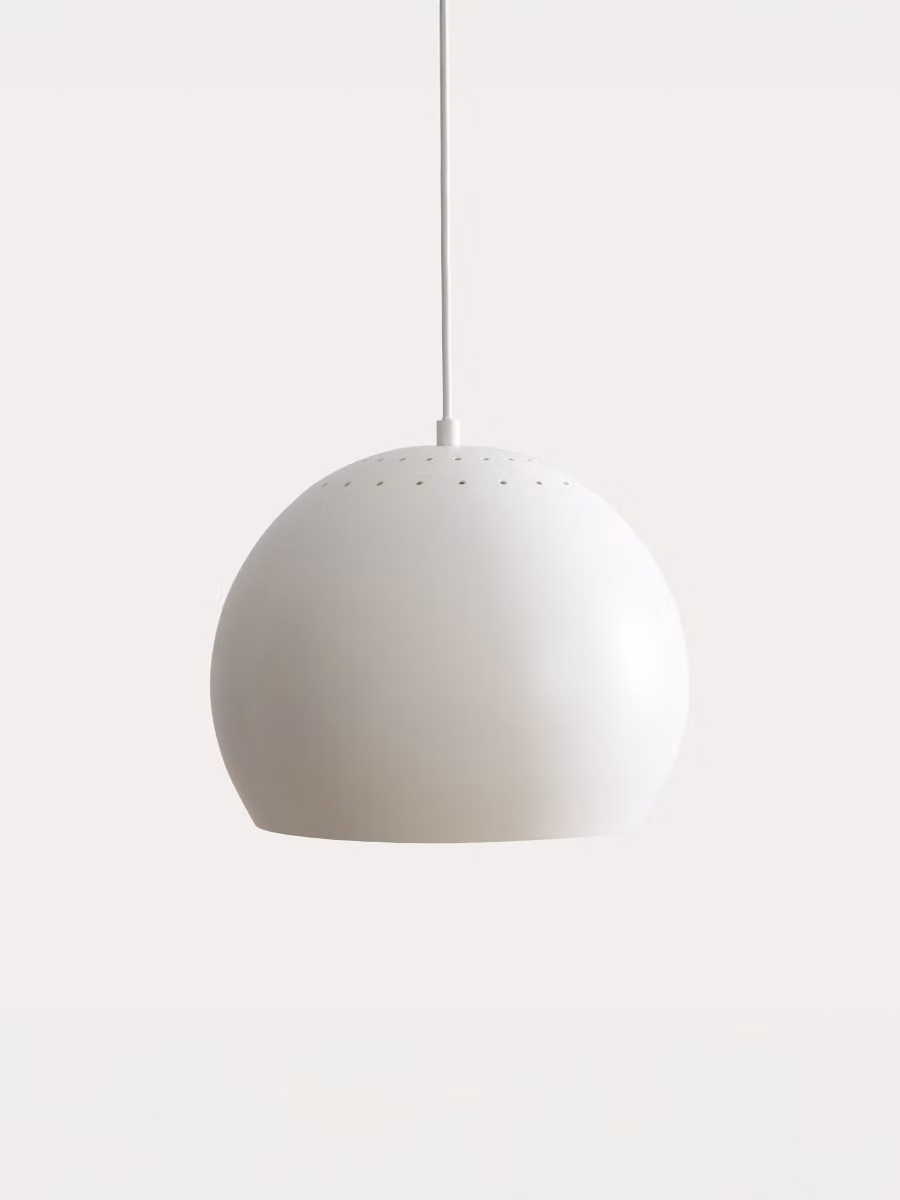 Lampada a soffitto sferica bianca in metallo Kenay Home – 2