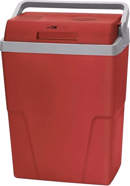 Cassa di raffreddamento Clatronic in plastica, colore rosso, 25 litri