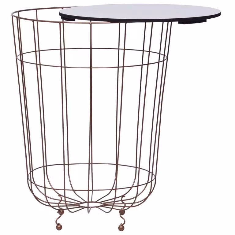 Tavolino da Salotto Oro Ø 40 cm