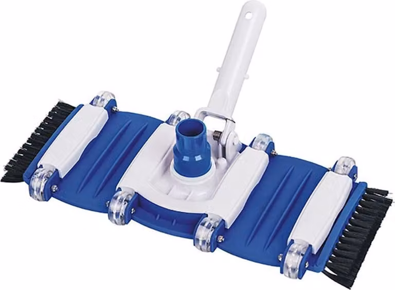 Aspiratore manuale con spazzole laterali per vasche in calcestruzzo