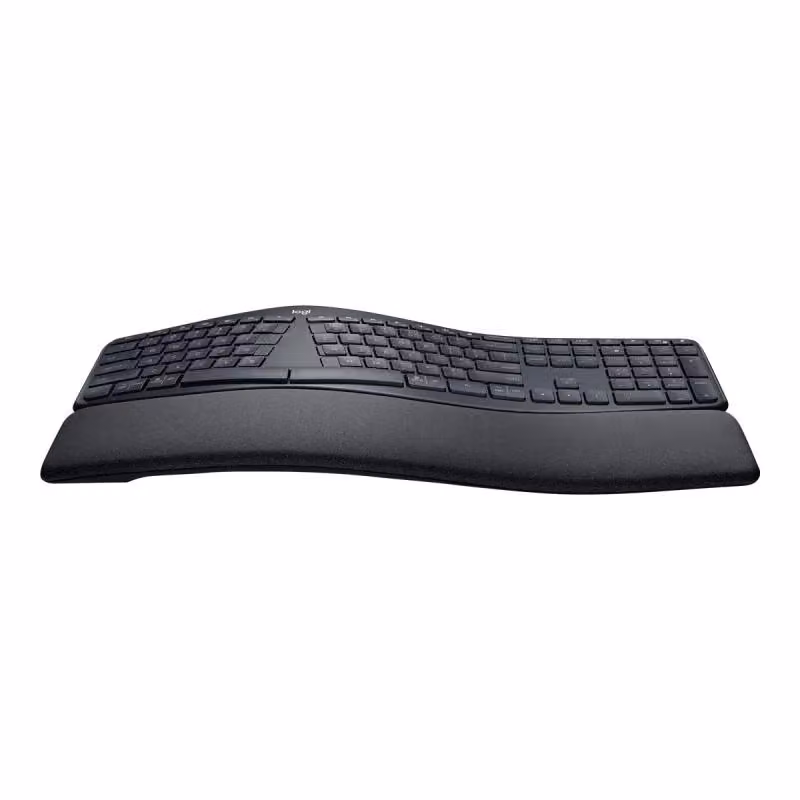 Tastiera wireless Logitech Ergo K860 con tecnologia Bluetooth e USB-A, layout QWERTZ tedesco, colore grigio – 2