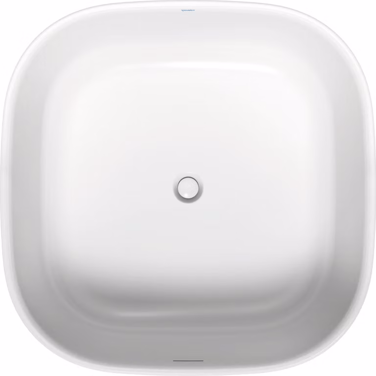 Duravit Zencha Baignoire en pose libre, carrée, habillage sans soudure, 1250x1250mm, blanc mat, 700464000000000, 700464000000000