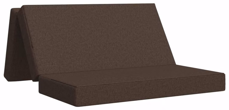 Divano Letto Pieghevole 120 x 67 x 45 cm Tortora