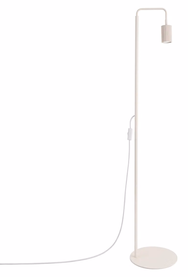 Lampada da terra KARBON 1 beige 1xGU10 10W in alluminio 160x30x30 cm Sollux Lighting