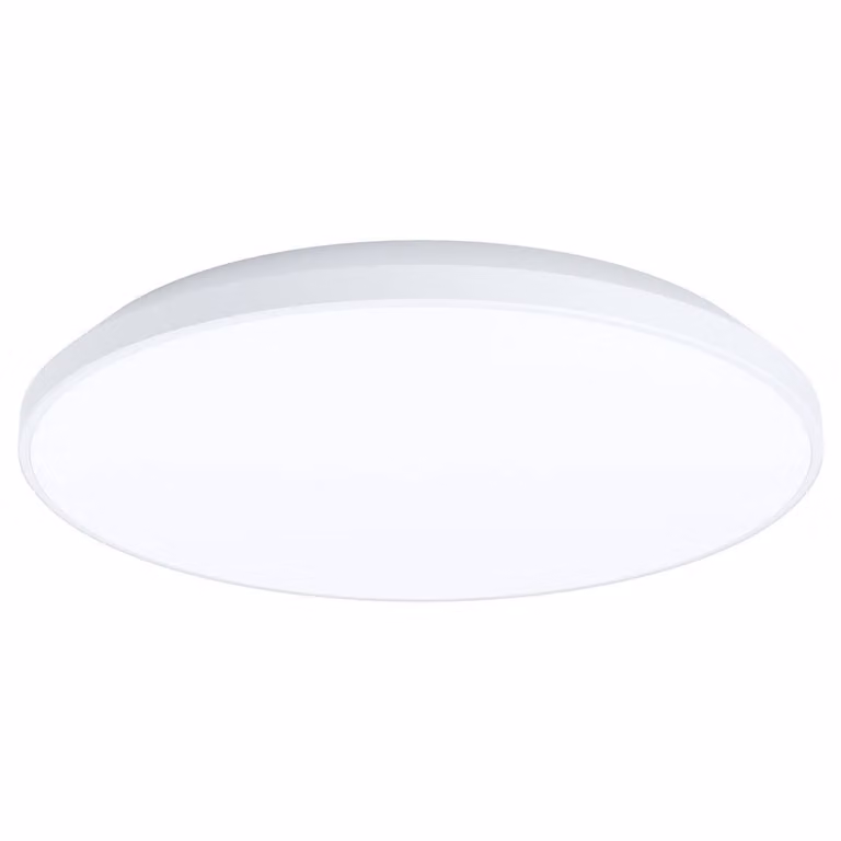 Plafoniera Contemporanea Crespillo Policarbonato Bianco Led Integrato 15W