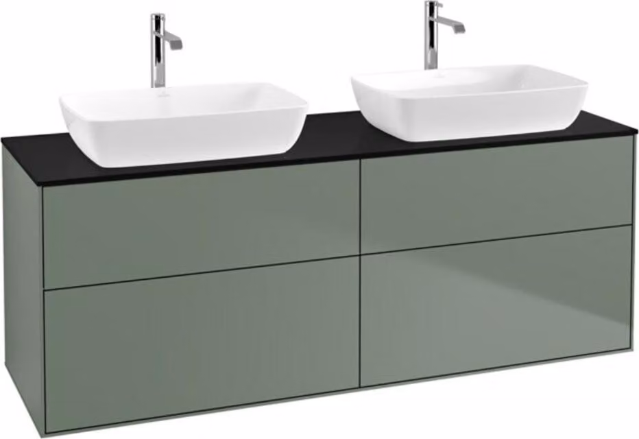 V&B mobile da parete Finion 160x60cm, piastra di copertura bla m, Oli. m Laccato