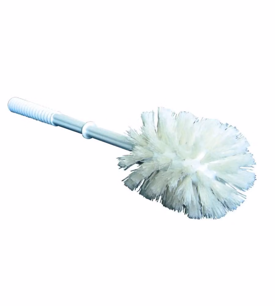 Bama Scopino WC Ricambio Bianco 34.5 cm Setole Morbide Nylon