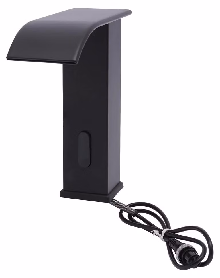 Rubinetto con sensore, funzionamento senza contatto, costruzione resistente, colore nero