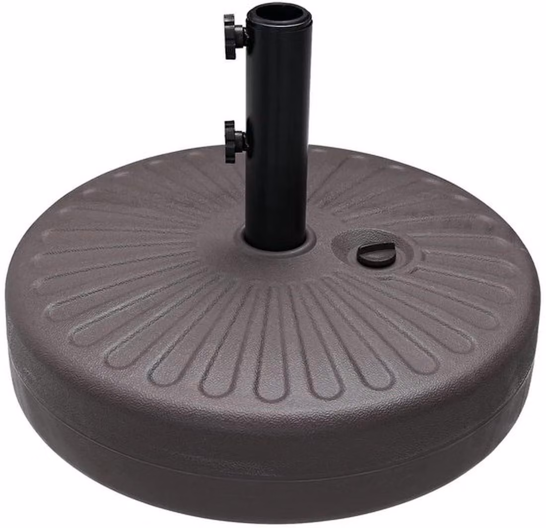 Azomor: base stabile e resistente per ombrellone da terrazza con sistema di fissaggio regolabile