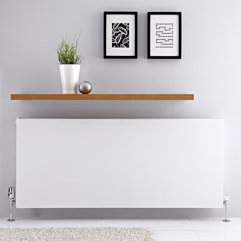Radiatore Orizzontale Bianco a Piastra Radiante Type 21 - 1820W - 600 x 1400mm - Merus