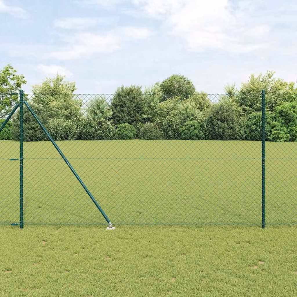 Maison Exclusive - Palo della recinzione Verde 1,5 x 25 m (maglia 60 x 60 mm)
