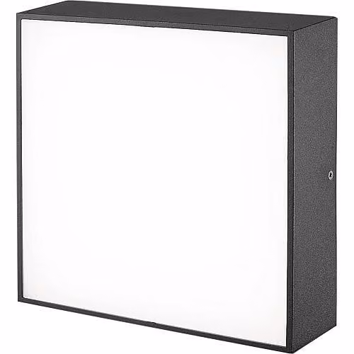 CMD 9024 Lampada da parete per esterni in alluminio antracite LED 10W 24x24 cm quadrata