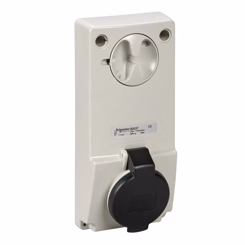 Presa da incasso con blocco di sicurezza Schneider Electric, 16 A, 3p+N+E, 480-500 V CA, IP44 82038