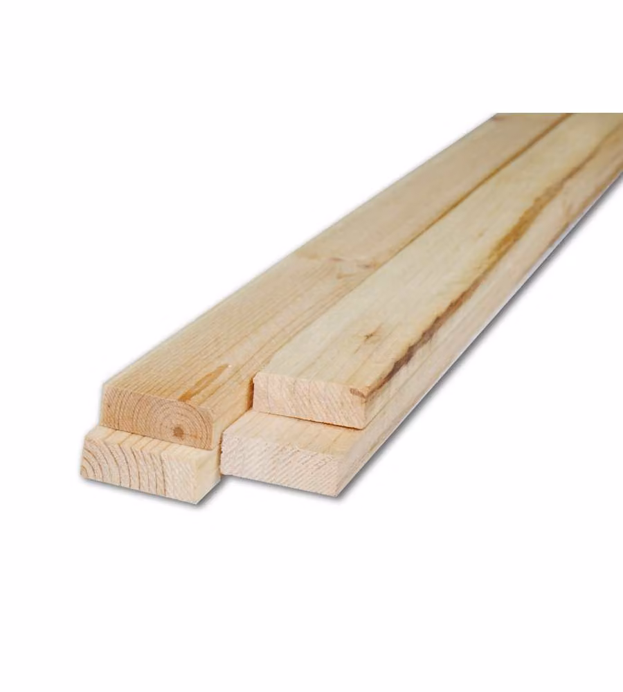 Pircher Listello in Abete Grezzo 15x40x2000 mm per Fai-da-te e Bricolage