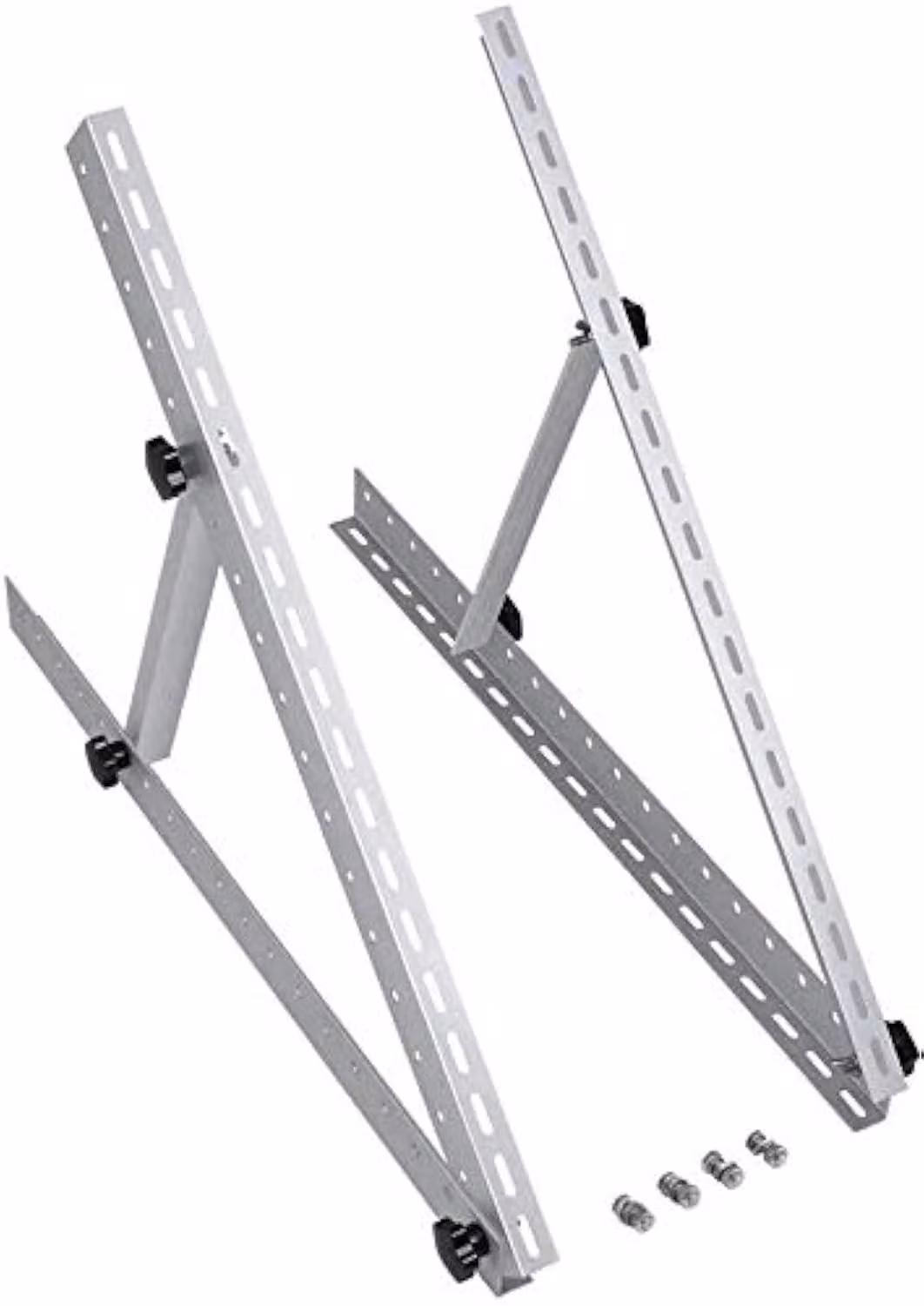 Supporti inclinabili per pannelli solari da 28 pollici, regolabili e pieghevoli, per moduli da 100-200W