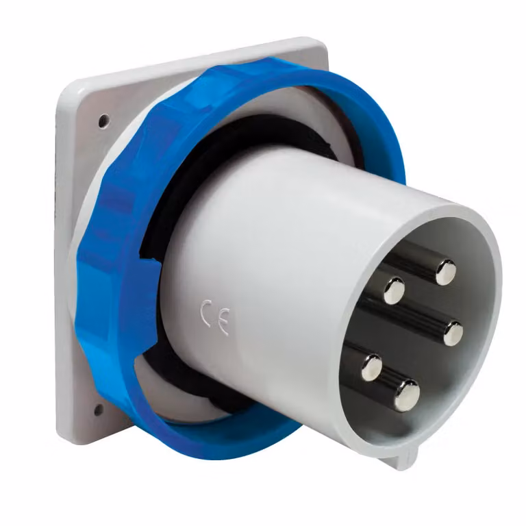 Schneider Electric Dispositivi da incasso, spina CEE, 63 A, 2 poli + terra, 200-250 V CA, IP67 81878
