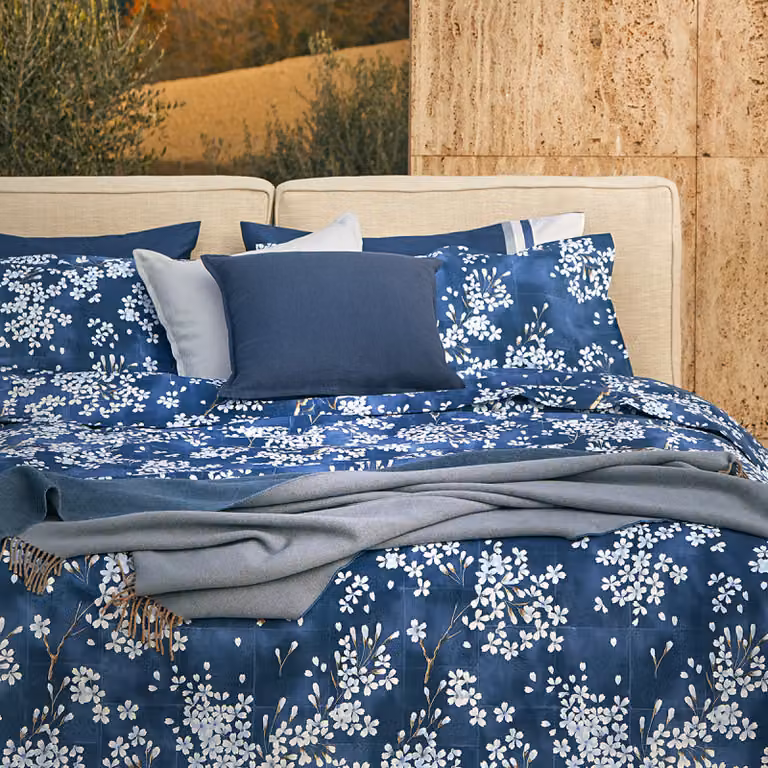 KIMONO Completo lenzuola - Taglia: 2 piazze,Colore: KIMONO - BLU