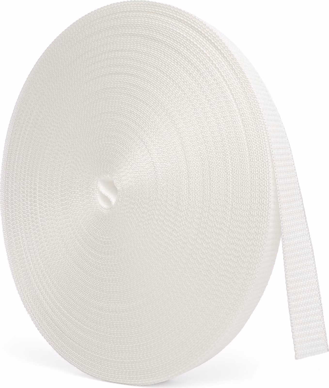 BAUHELD® Nastro per tapparelle da 50 m, larghezza 20 mm [ Germany] - Nastro per avvolgitori di tapparelle - Bianco