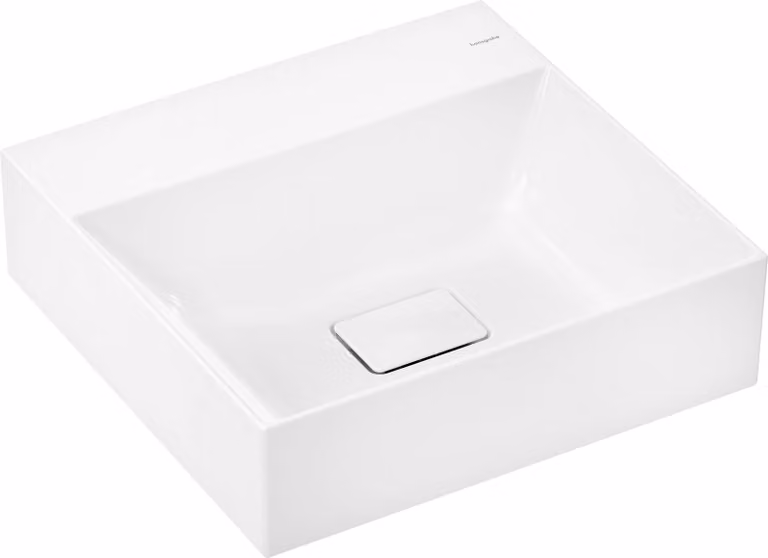 hansgrohe Xelovos E Lave-mains, sans trop-plein, 500x480mm, SmartClean, poncé, avec vidage, 61091450, 61091450