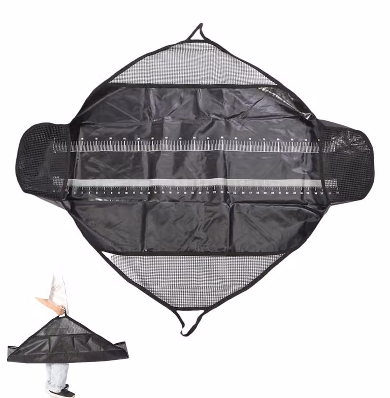 Afhakmat per acquari con misuratore integrato - 120 x 65 cm - Nero