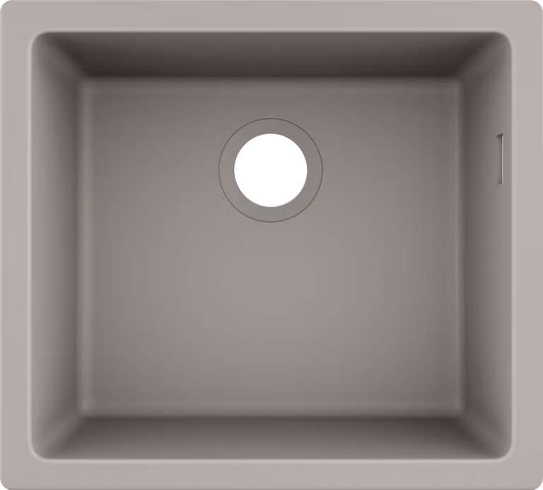 hansgrohe lavello sottopiano 450 S510-U450 grigio cemento